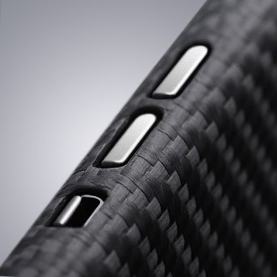 Filono Carbon Case Gewebestruktur Nahaufnahme