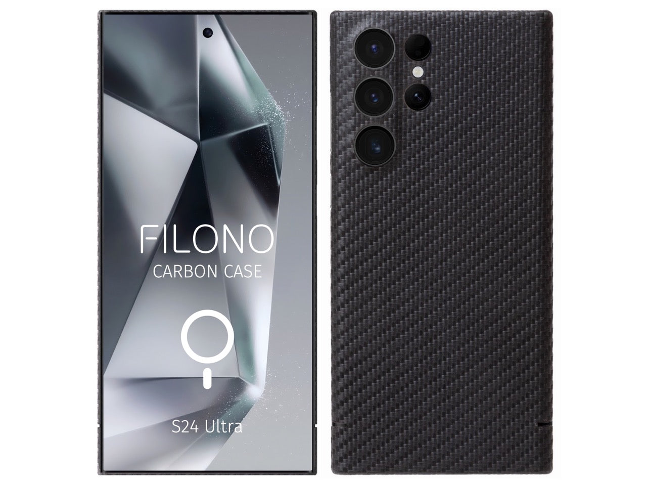 Samsung Galaxy S24 ultra & plus Carbon Hülle ultradünn I FILONO