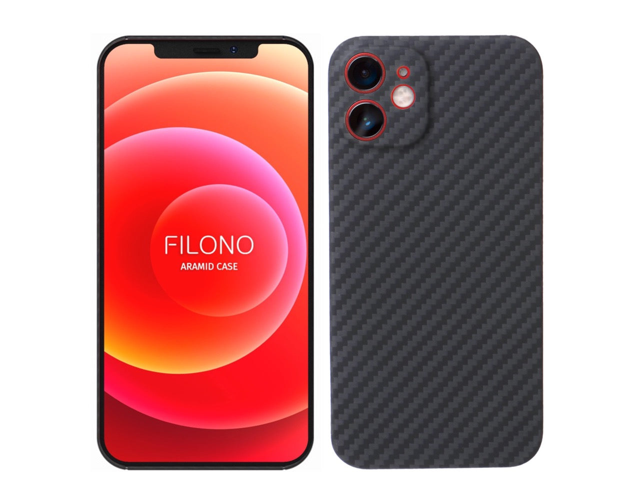 Ultraleichte iPhone 12 Pro Hülle aus Aramidfasern – FILONO