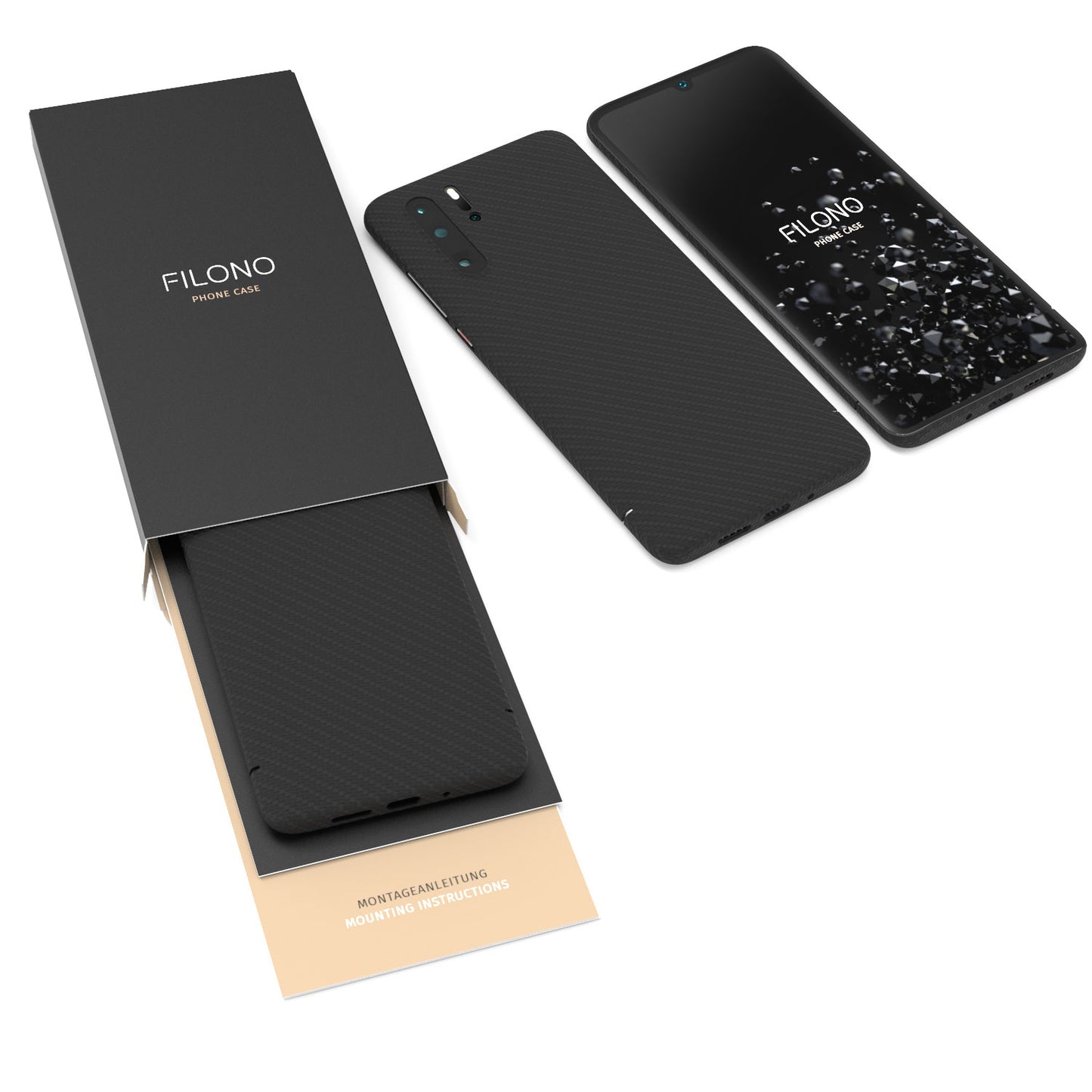 Huawei P30 Pro Carbon Case Filono