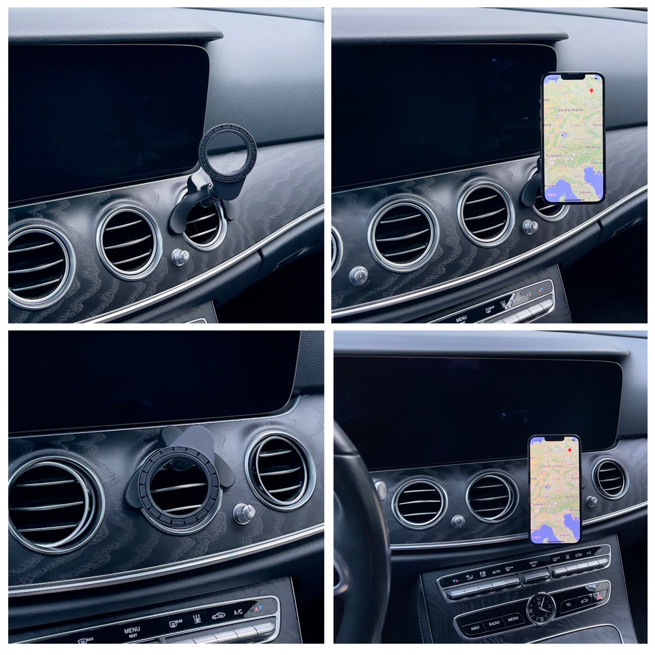Kinizuxi Handyhalterung Auto Magnet Kompatibel mit MagSafe, Starker Magnet Magsafe  Autohalterung Kfz Handy Halterung 360° Drehbar Kfz Handyhalter Lüftung für  iPhone 14 13 12 usw : : Elektronik & Foto